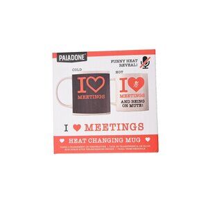 Funny Office Gag Gift Mug I Love Meetings Being On Mute Heat Sensitive Funny Cup